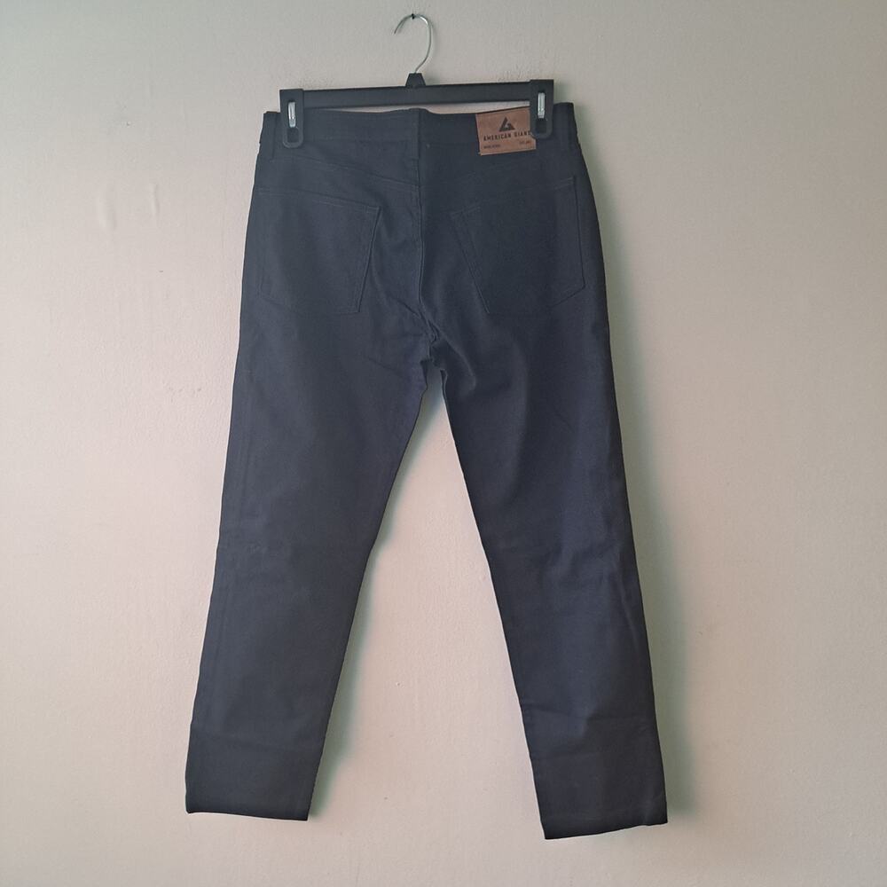 American Giant Roughneck Work Pants Straight Stretch Canvas Navy Mens 32W NWOT - Picture 5 of 11